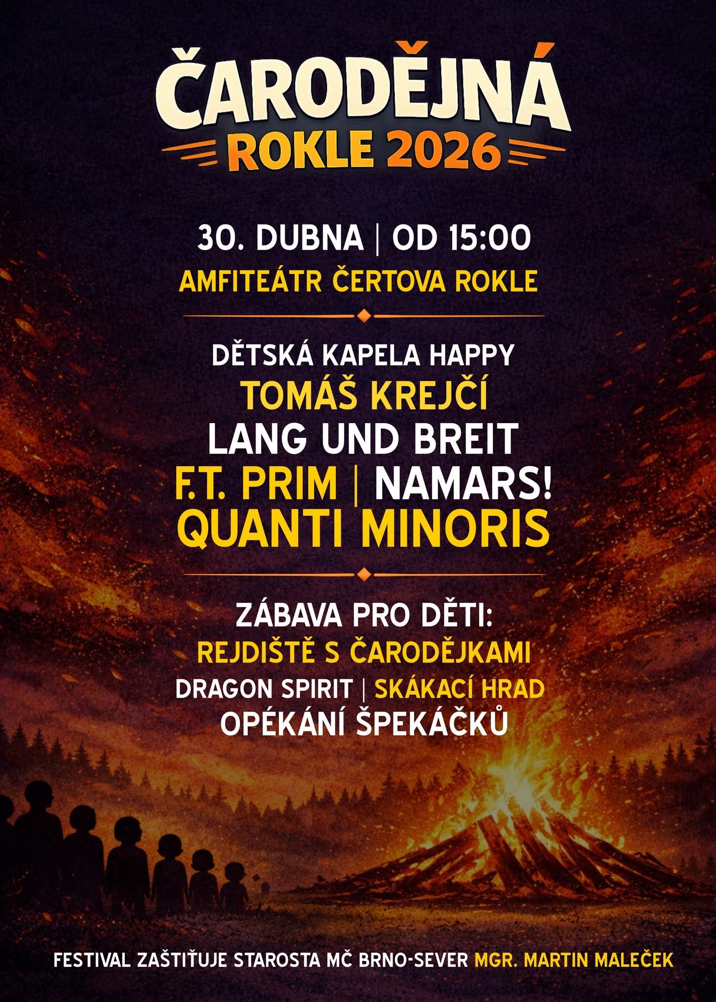 Čarodějná rokle 2026