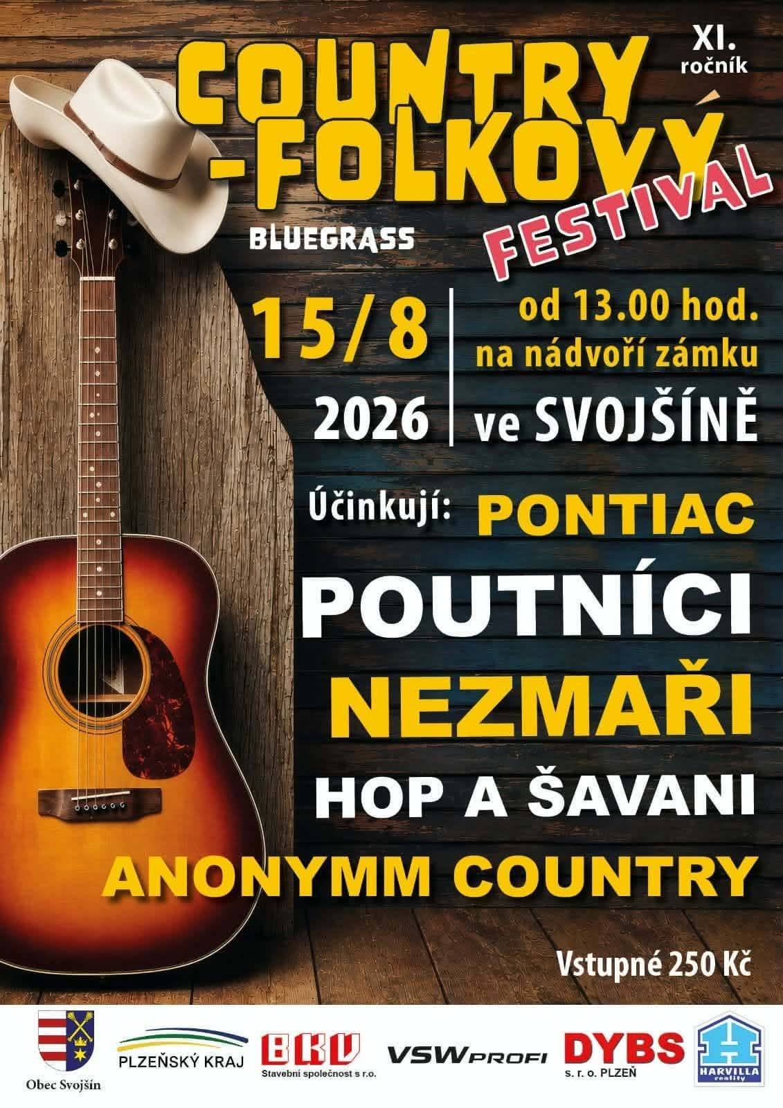 COUNTRY-FOLKOVÝ FESTIVAL XI. ročník