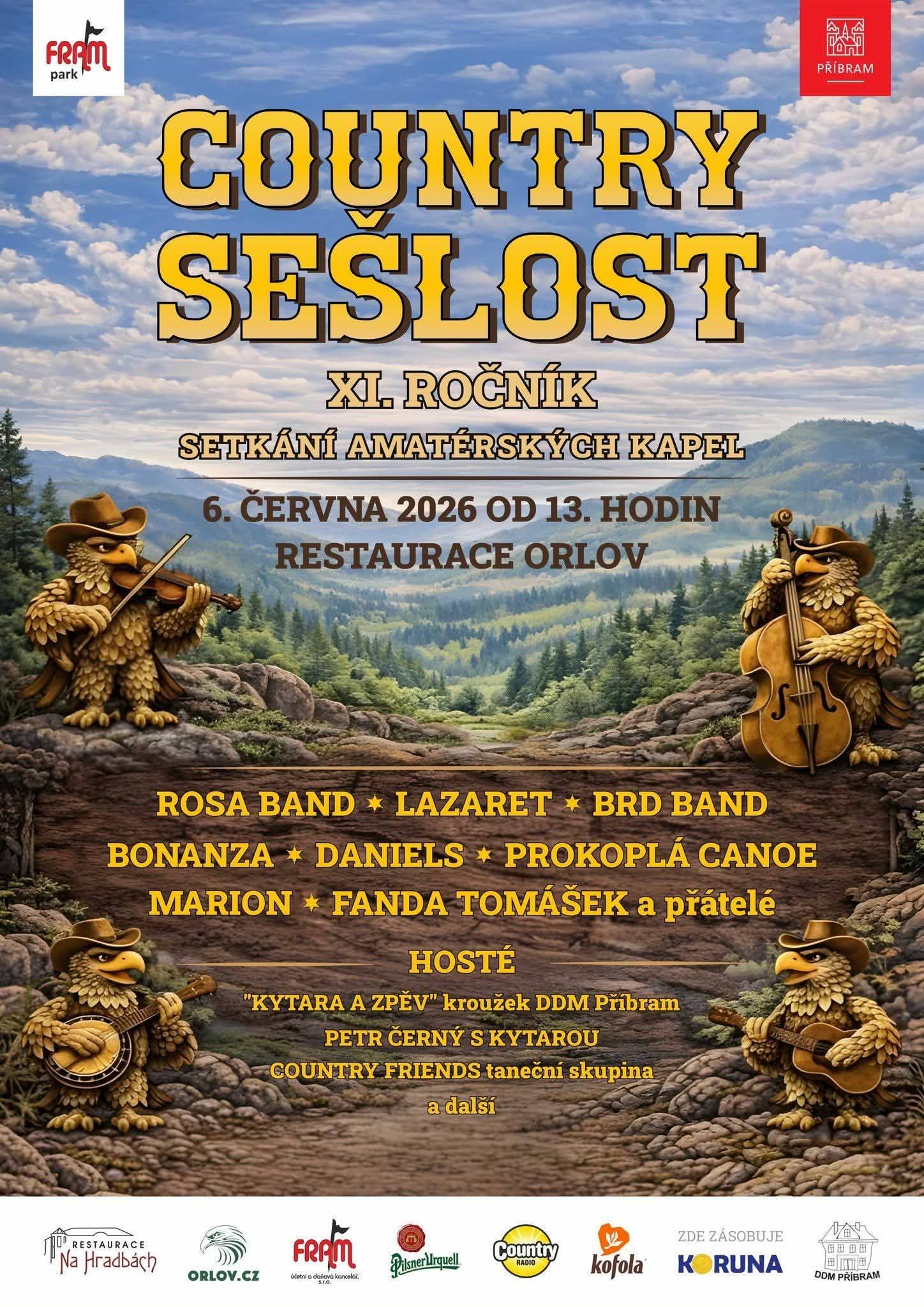 COUNTRY SEŠLOST XI. ROČNÍK SETKÁNÍ AMATÉRSKÝCH KAPEL