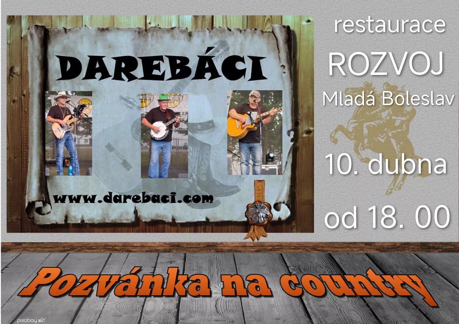 DAREBÁCI - Pozvánka na country