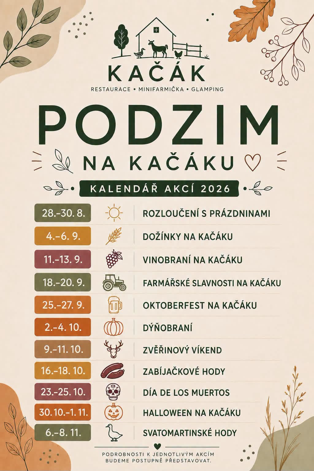 FARMÁŘSKÉ SLAVNOSTI NA KAČÁKU