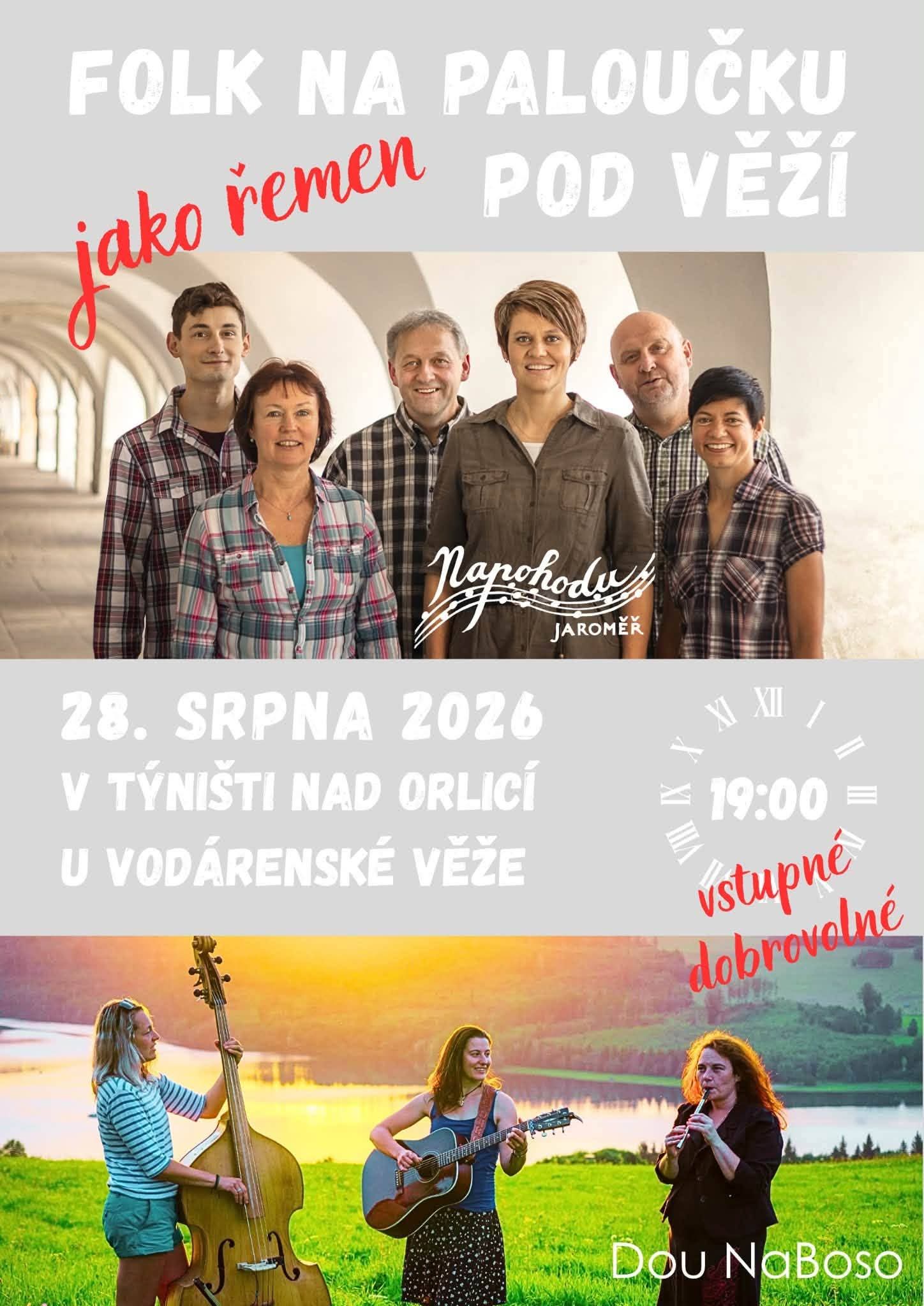 FOLK NA PALOUČKU jako řemen POD VĚŽÍ