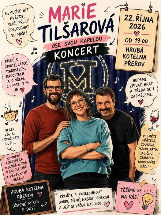 Marie Tilsarová se svou kapelou