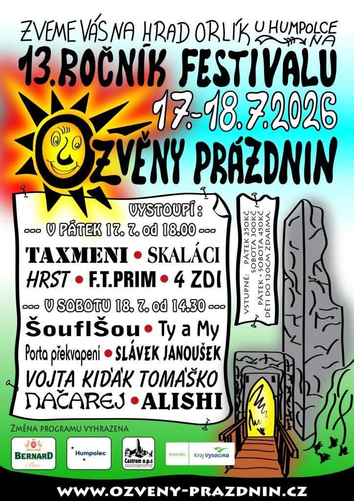 Ozvěny prázdnin - Pátek 17. 7.