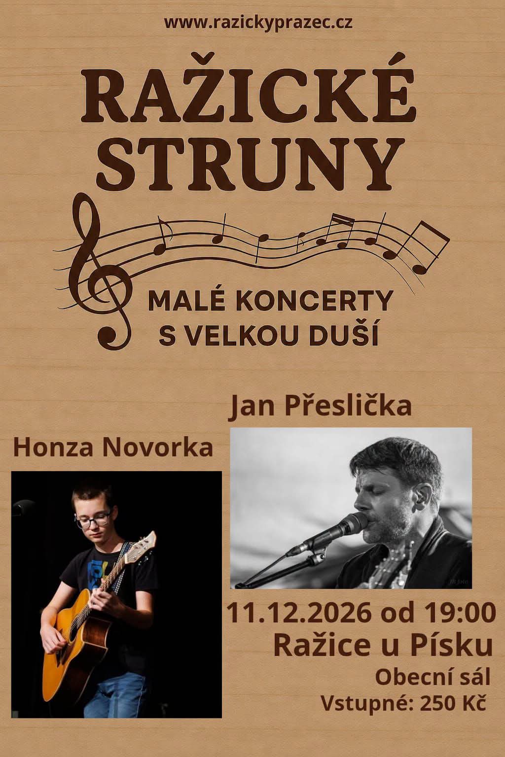 Ražické Struny - MALÉ KONCERTY S VELKOU DUŠÍ