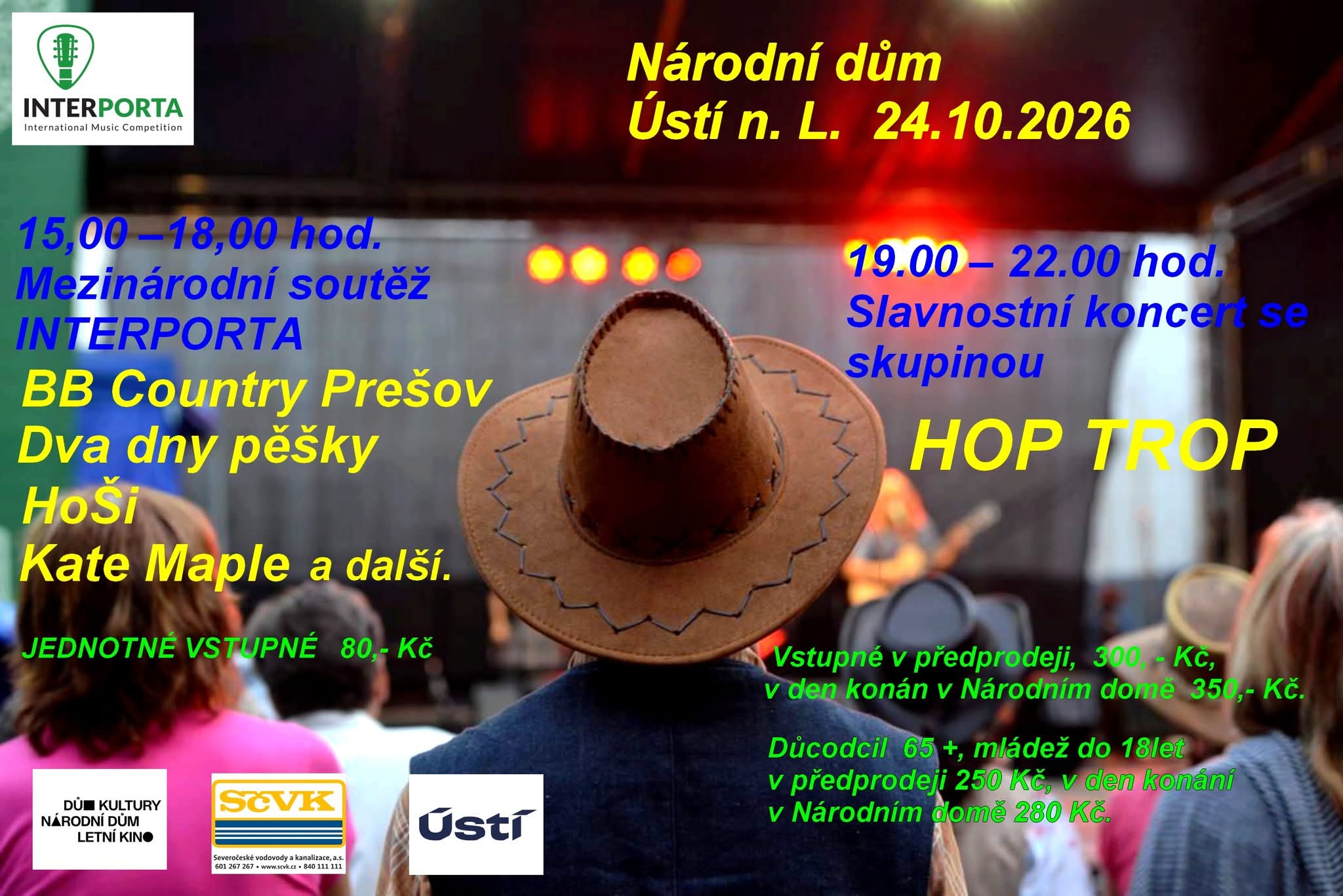Slavnostní koncert skupiny HOP TROP
