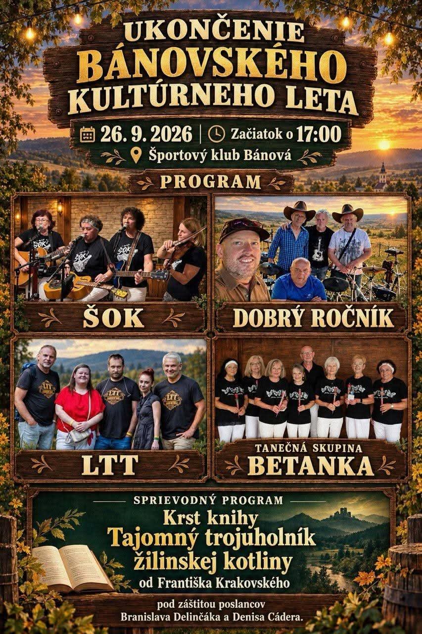 Ukončenie Bánovského Kultúrneho Leta