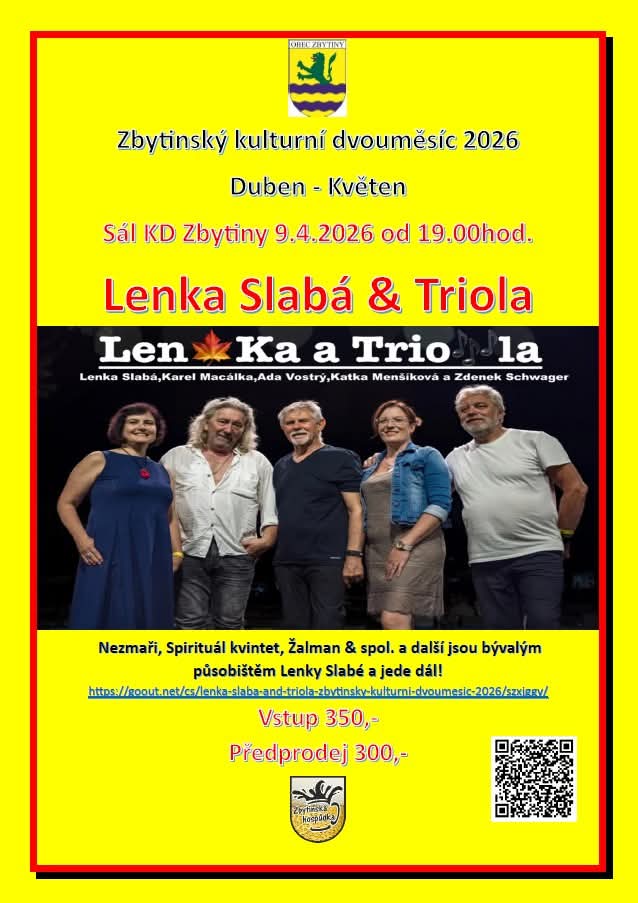 Zbytinský kulturní dvouměsíc 2026